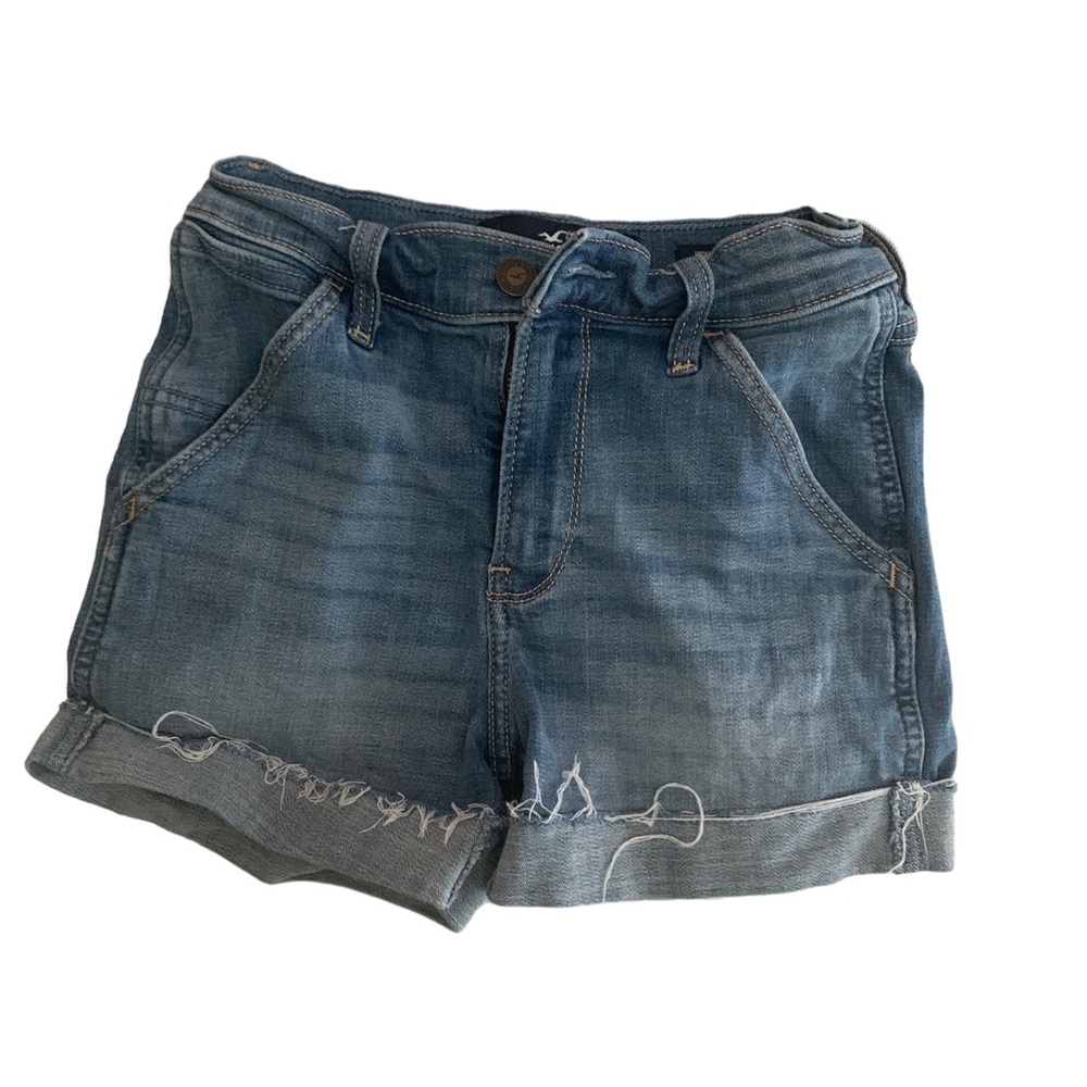 Hollister High Rise 3” Denim Shorts - Size 00